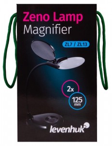 Levenhuk Zeno Lamp ZL13 fekete nagyító (74085)