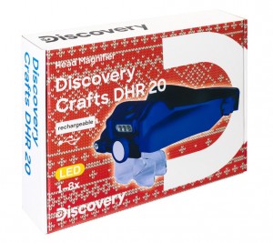 Discovery Crafts DHR 20 fejre rögzíthető, tölthető nagyító