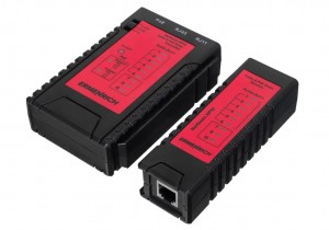 Ermenrich NetGeeks NP10 kábel és PoE tesztelő (Piros)