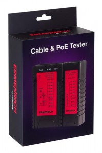 Ermenrich NetGeeks NP10 kábel és PoE tesztelő (Piros)