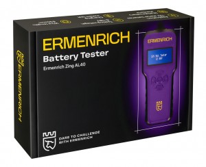 Ermenrich Zing AL40 akkumulátor-tesztelő (Lila)