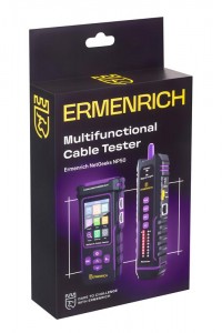 Ermenrich NetGeeks NP50 multifunkcionális kábeltesztelő