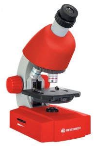 Bresser Junior 40x-640x mikroszkóp, piros