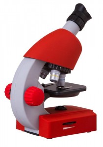 Bresser Junior 40x-640x mikroszkóp, piros