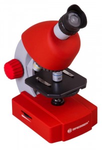 Bresser Junior 40x-640x mikroszkóp, piros