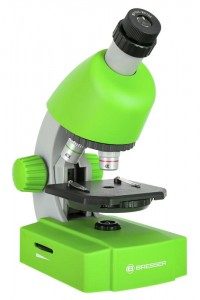 Bresser Junior 40x-640x mikroszkóp, zöld