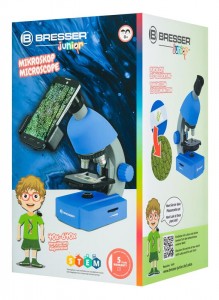 Bresser Junior 40x-640x mikroszkóp, azúr