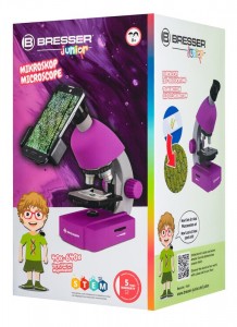 Bresser Junior 40x-640x mikroszkóp, azúr