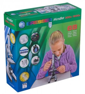 Bresser Junior Biotar 300x-1200x mikroszkóp, tokkal