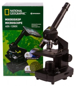 Bresser National Geographic 40x–1280x mikroszkóp okostelefon-adapterrel
