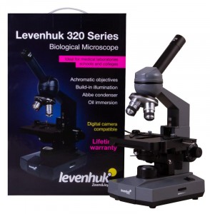 Levenhuk 320 PLUS biológiai monokuláris mikroszkóp (73795)