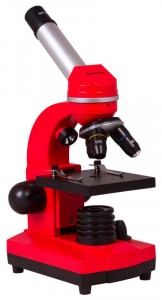 Bresser Junior Biolux SEL 40–1600x Piros mikroszkóp, okostelefon-adapterrel (74320)
