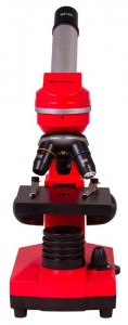 Bresser Junior Biolux SEL 40–1600x Piros mikroszkóp, okostelefon-adapterrel (74320)