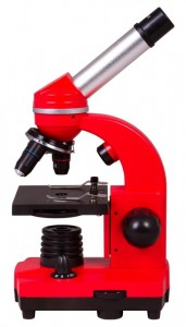 Bresser Junior Biolux SEL 40–1600x Piros mikroszkóp, okostelefon-adapterrel (74320)