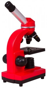 Bresser Junior Biolux SEL 40–1600x Piros mikroszkóp, okostelefon-adapterrel (74320)