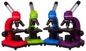 Bresser Junior Biolux SEL 40–1600x Piros mikroszkóp, okostelefon-adapterrel (74320)