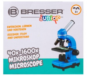 Bresser Junior Biolux SEL 40–1600x Piros mikroszkóp, okostelefon-adapterrel (74320)