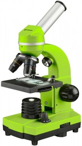 Bresser Junior Biolux SEL 40–1600x Zöld mikroszkóp, okostelefon-adapterrel (74319)