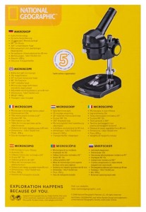 Bresser National Geographic 20x monokuláris mikroszkóp (74784)
