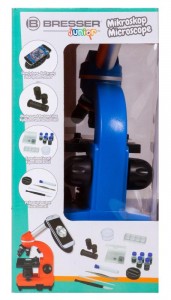Bresser Junior Biolux SEL 40–1600x Kék mikroszkóp, okostelefon-adapterrel (74322)