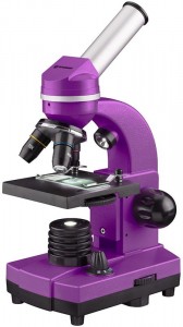 Bresser Junior Biolux SEL 40–1600x Lila mikroszkóp, okostelefon-adapterrel (74321)