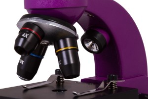 Bresser Junior Biolux SEL 40–1600x Lila mikroszkóp, okostelefon-adapterrel (74321)