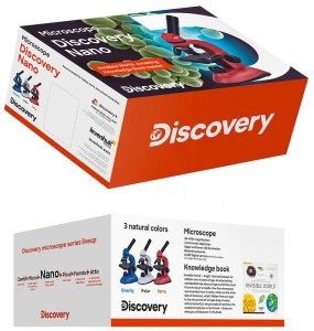 Discovery Nano Polar digitális mikroszkóp és könyv