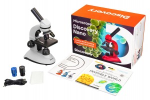 Discovery Nano Polar digitális mikroszkóp, Angol könyvvel