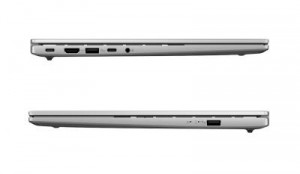 Asus VivoBook S 14 M3407GA-SF013W 14 OLED AMD Ryzen AI 7 445, 16GB, 512GB SSD, Windows® 11 Home, Ezüst Laptop