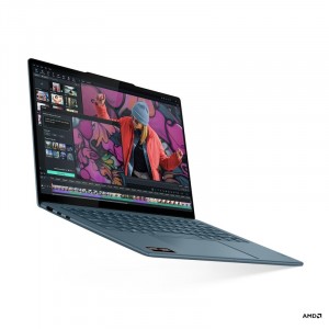 Lenovo Yoga Slim 7 14AKP10 14 WUXGA AMD Ryzen AI 7 345, 16GB, 512GB SSD, AMD Radeon 840M, FreeDOS, Kék Laptop