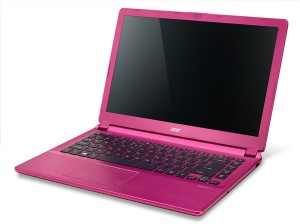 ACER V5-472-33214G50APP_LIN 14,0 HD LED - Rózsaszín, Intel® Core™ i3-3217U - 1,80GHz, 4GB/1600MHz, 500GB SATA, Intel® HD Graphics 4000, WiFi, Bluetooth, Webkamera, Linpus