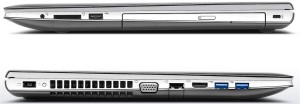 Lenovo IdeaPad Z510 15,6 HD LED matt, Intel® Dual Core-3550M, 4GB DDR3L, 500 GB HDD, Intel® HD Graphics, DVD, 10/100, 802.11bgn, BT, DSUB/HDMI, 4cell, Csokoládébarna, Win8.1 
