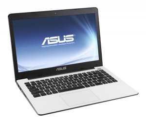 Asus X402CA-WX093D fehér 14 HD Pentium Dual-Core™ 2117U, 4GB, 500GB , webcam, Wlan